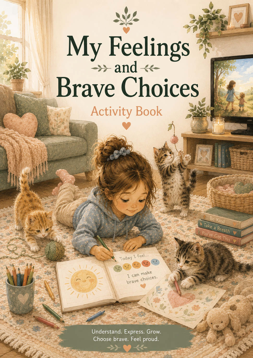 Supplied My Feelings and Brave Choices Activity Book cover